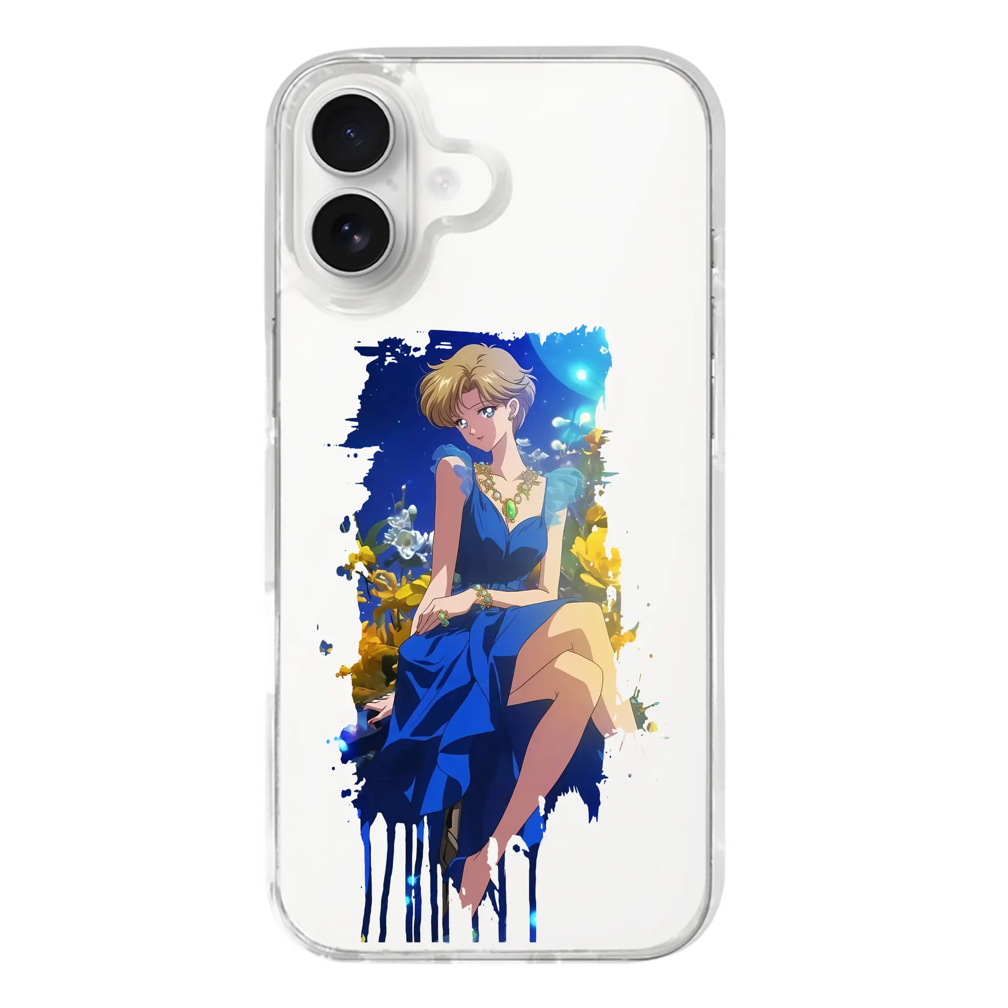 美少女戦士セーラームーン グッズ 天王 はるか - iPhone 17シリーズ 透明スマホケース – 薄型・耐衝撃・精密フィット保護カバー